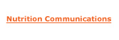 nutrition communications